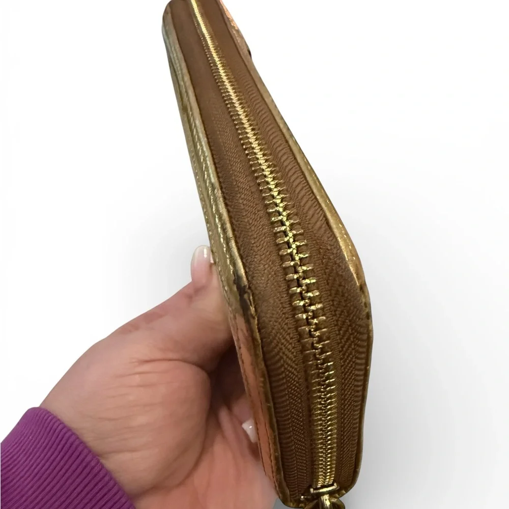 Coach Tattersall Graffiti Zip Around Wallet - Picture 3 of 5